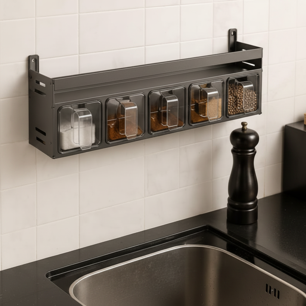 Spice Rack Kitchen Tiles